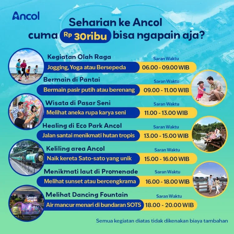 Liburan Sekolah di Ancol, Berbagai Acara Menarik dan Gratis Tiket Masuk