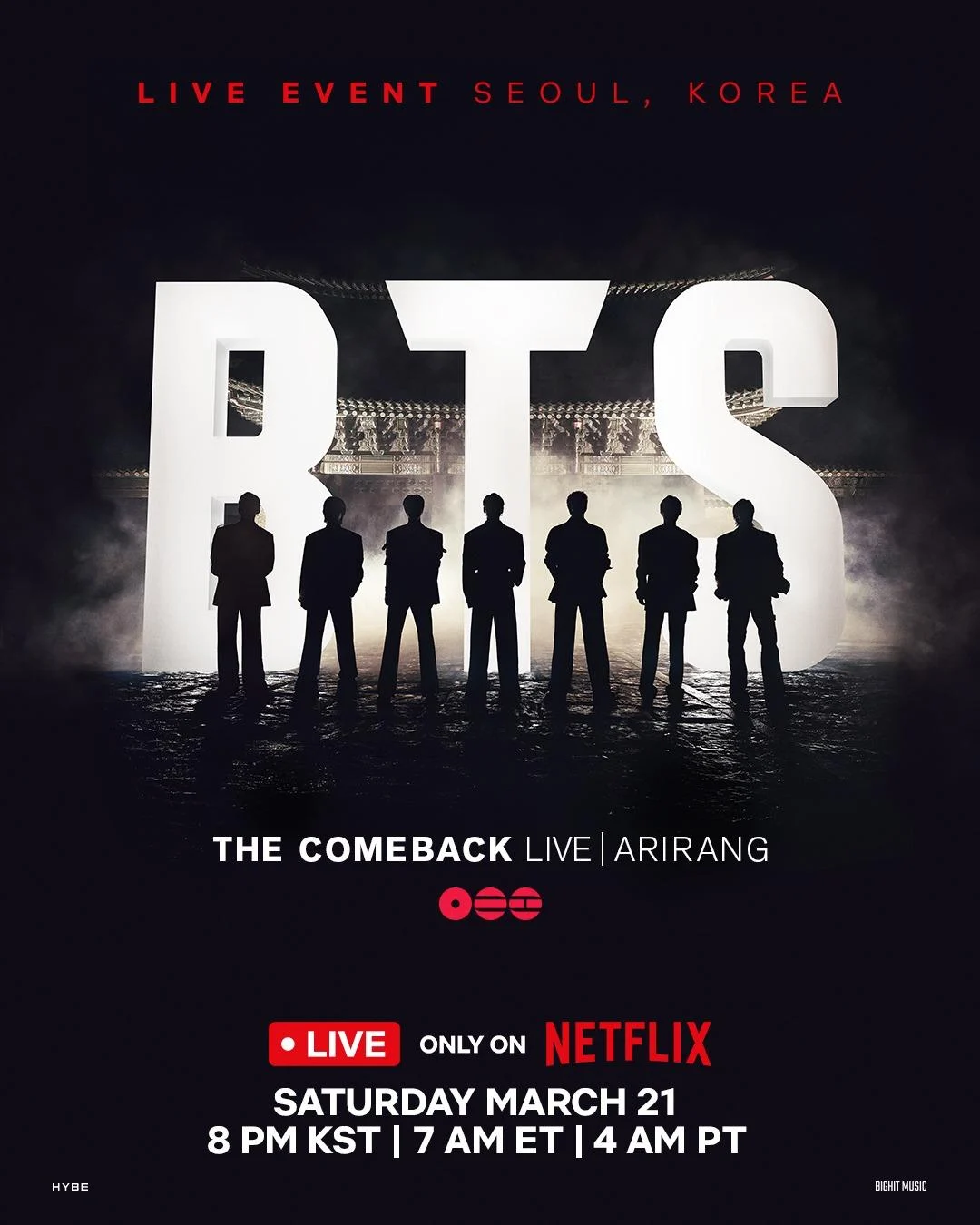 Live Nation Hadirkan Berbagai Konser Menarik, Dari BTS Hingga Dave Chappelle