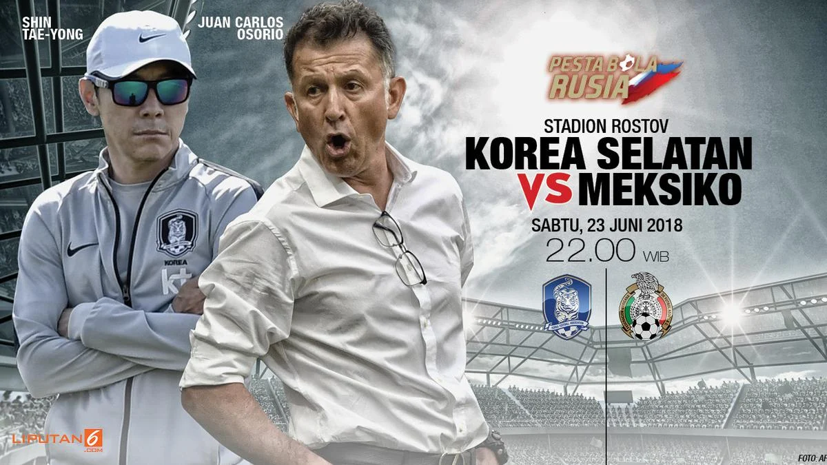 Meksiko vs Korea Selatan: Duel Penentu Tiket Lolos ke Babak 32 Besar Piala Dunia 2026