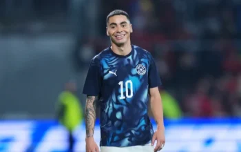 Miguel Almiron Jadi Pemain Pertama yang Dikartu Merah di Piala Dunia karena Menutup Mulut
