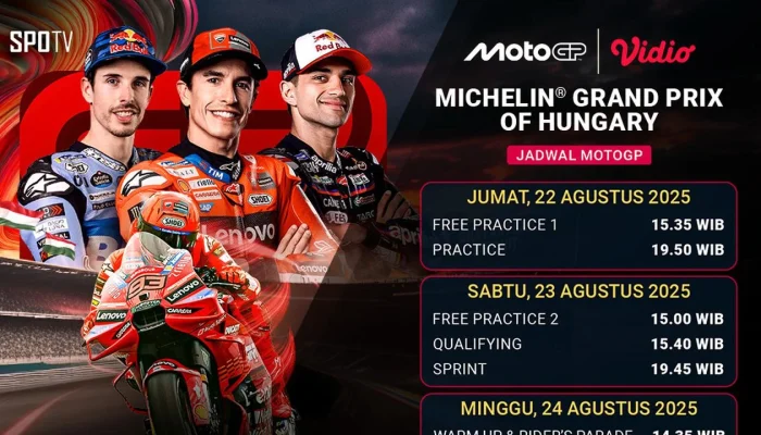 MotoGP Hungaria 2026: Jadwal, Link Live Streaming, dan Persaingan Sengit di Balaton Park