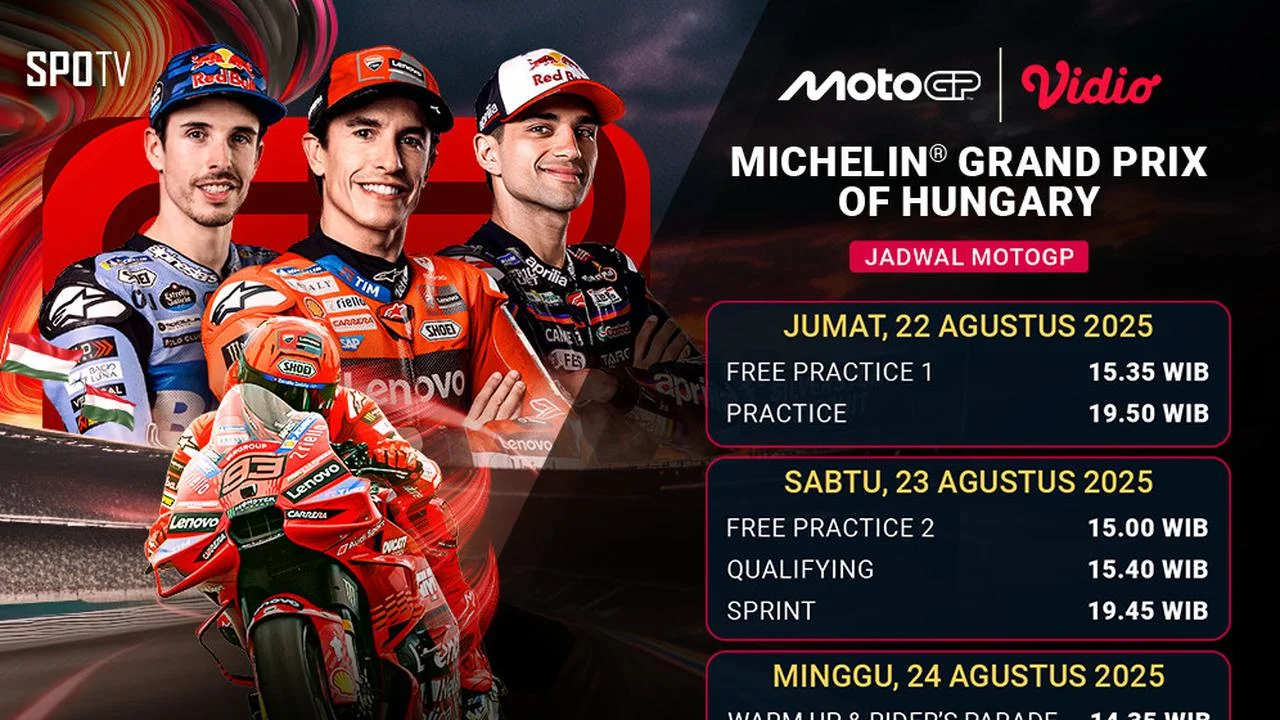 MotoGP Hungaria 2026: Jadwal, Link Live Streaming, dan Persaingan Sengit di Balaton Park