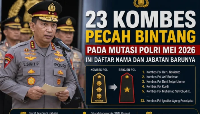 Mutasi Polri Terbaru: 190 Kapolres Diganti, Ini Daftar Nama Pejabat Barunya