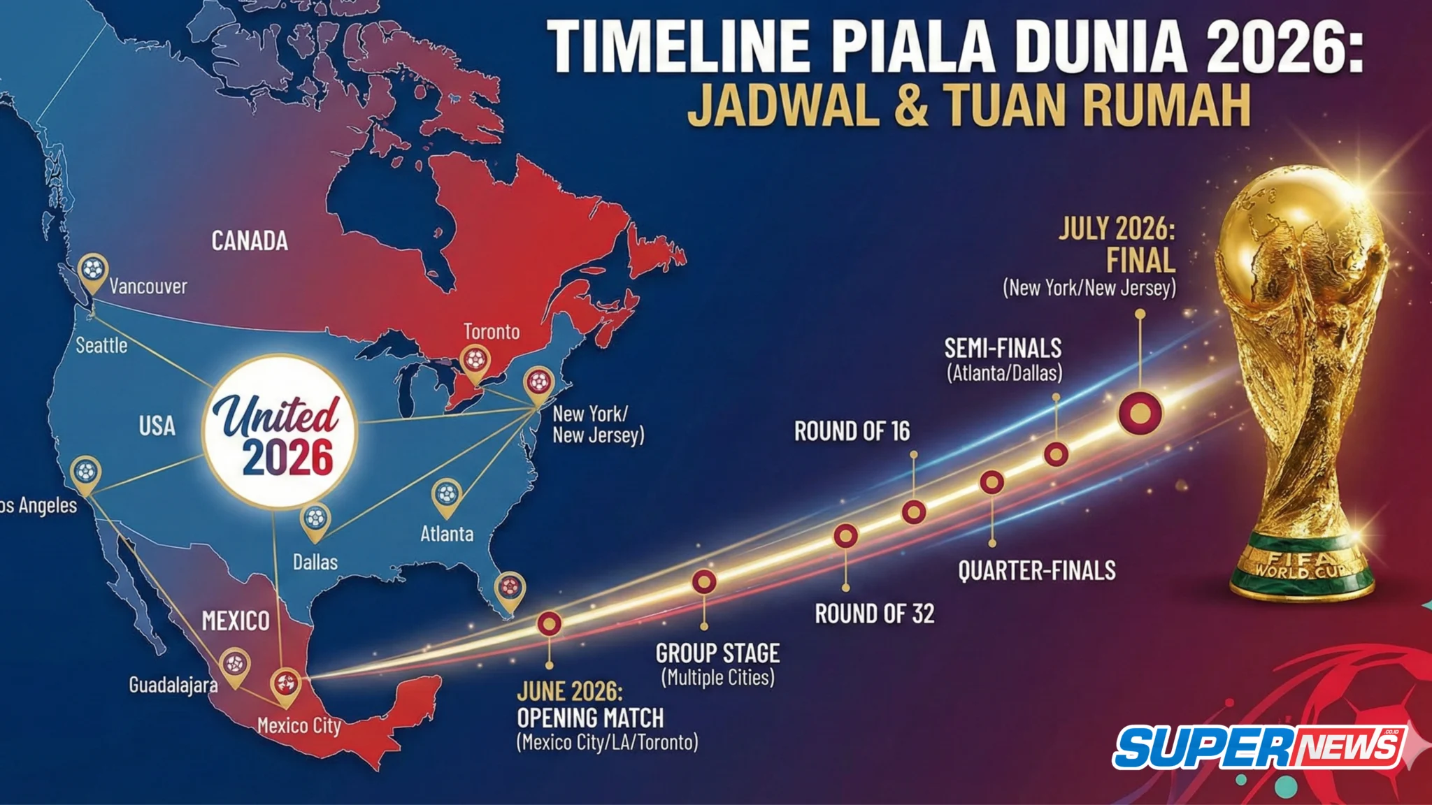 Pertandingan Olahraga Langsung: NBA Finals dan Piala Dunia 2026