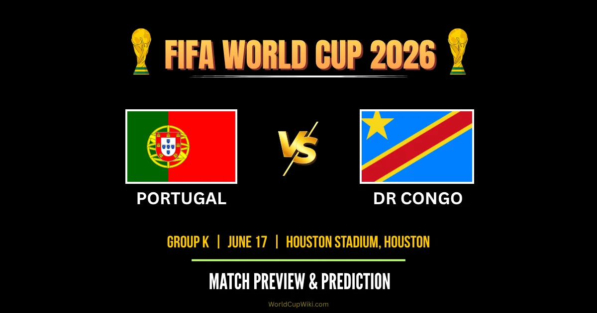 Portugal Siap Tantang DR Congo di Piala Dunia 2026