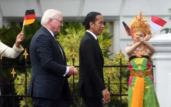 Presiden Prabowo Subianto Sambut Presiden Jerman Frank-Walter Steinmeier dengan Upacara Kenegaraan di Istana Negara