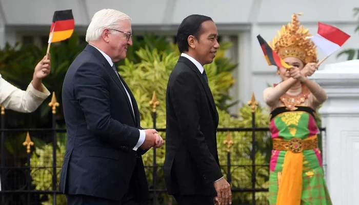 Presiden Prabowo Subianto Sambut Presiden Jerman Frank-Walter Steinmeier dengan Upacara Kenegaraan di Istana Negara