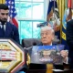 Presiden Trump Saksikan Pertarungan Justin Gaethje dan Ilia Topuria di UFC Freedom 250