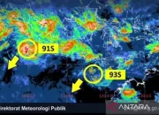 Siklon Tropis Jangmi Menguat, Indonesia Waspadai Hujan Lebat dan Angin Kencang