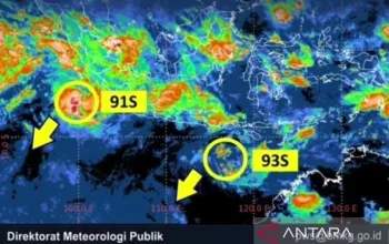 Siklon Tropis Jangmi Menguat, Indonesia Waspadai Hujan Lebat dan Angin Kencang