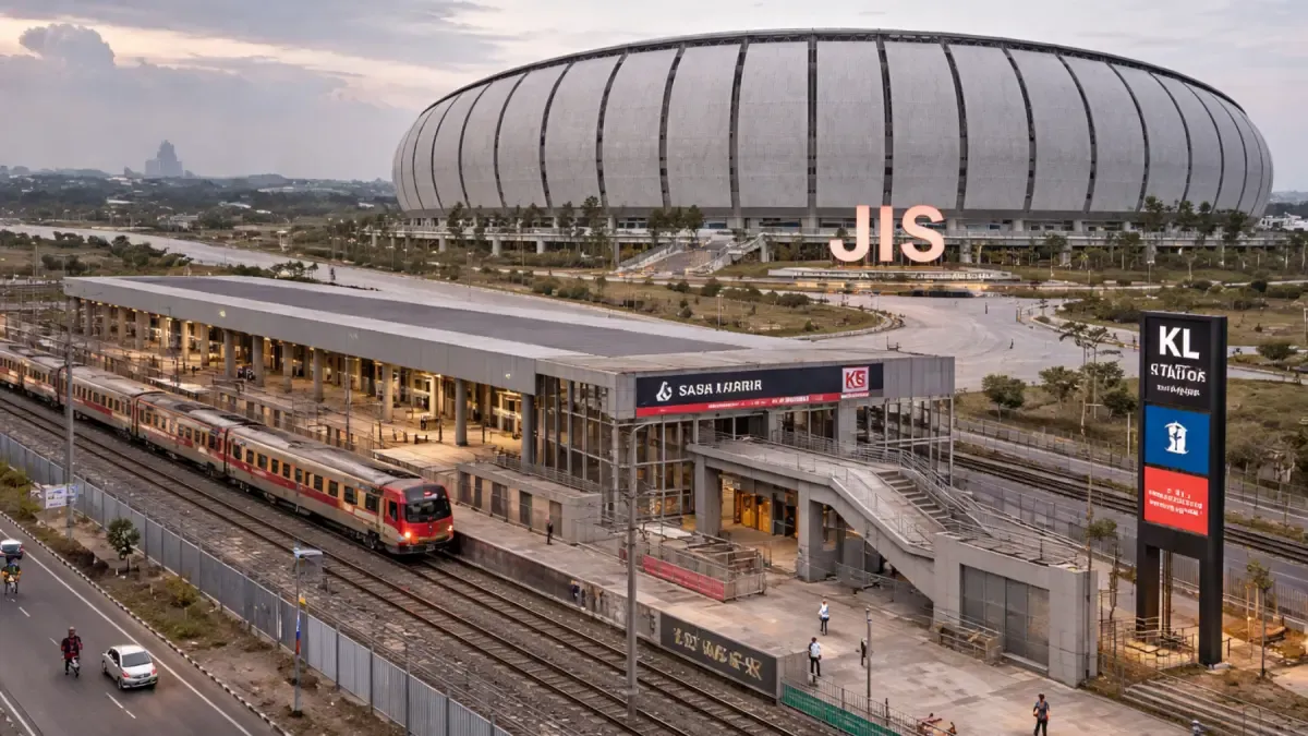 Stasiun KRL JIS Resmi Beroperasi, Akses ke Jakarta International Stadium Jadi Lebih Mudah