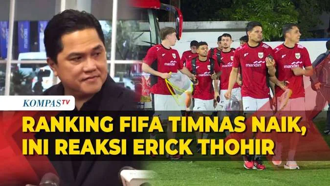 Timnas Indonesia Naik ke Peringkat 118 FIFA, Erick Thohir Titip Pesan Penting