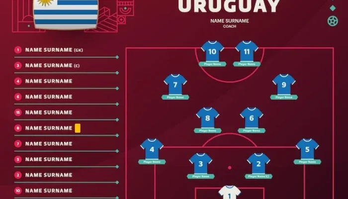 Uruguay FC Menyusul di Posisi Atas Setelah Imbang dengan Saudi Arabia