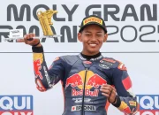 Veda Ega Pratama Siap Tantang Pembalap Dunia di Moto3 Belanda 2026