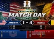 Amerika Serikat Tersingkir dari Piala Dunia 2026, Belgia Menang 4-1