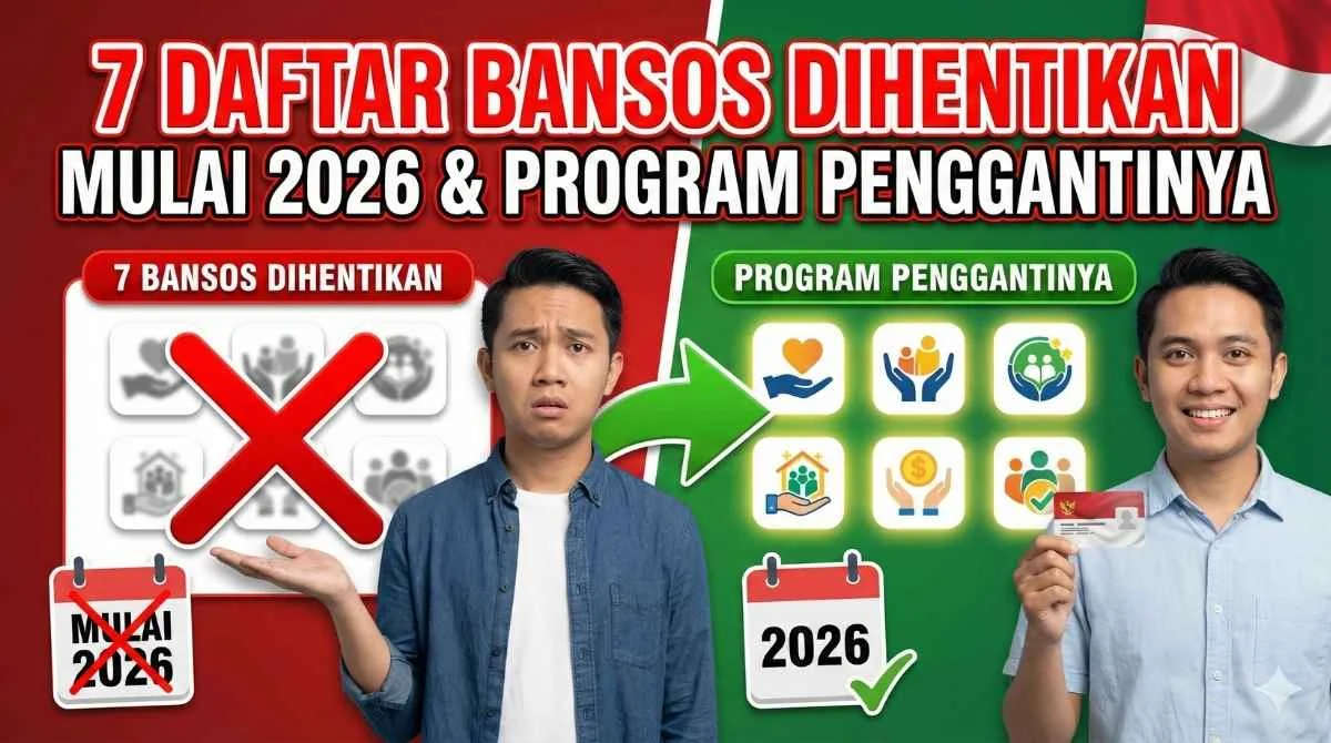 Bantuan Langsung Tunai 2026: Pemerintah Stop 4 Program, Ini 6 Bansos yang Masih Cair