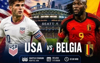 Belgia Hancurkan Tuan Rumah Amerika Serikat 4-1 di Piala Dunia 2026