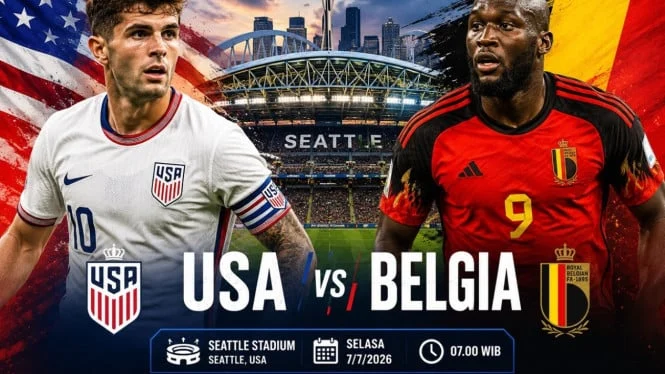 Belgia Hancurkan Tuan Rumah Amerika Serikat 4-1 di Piala Dunia 2026