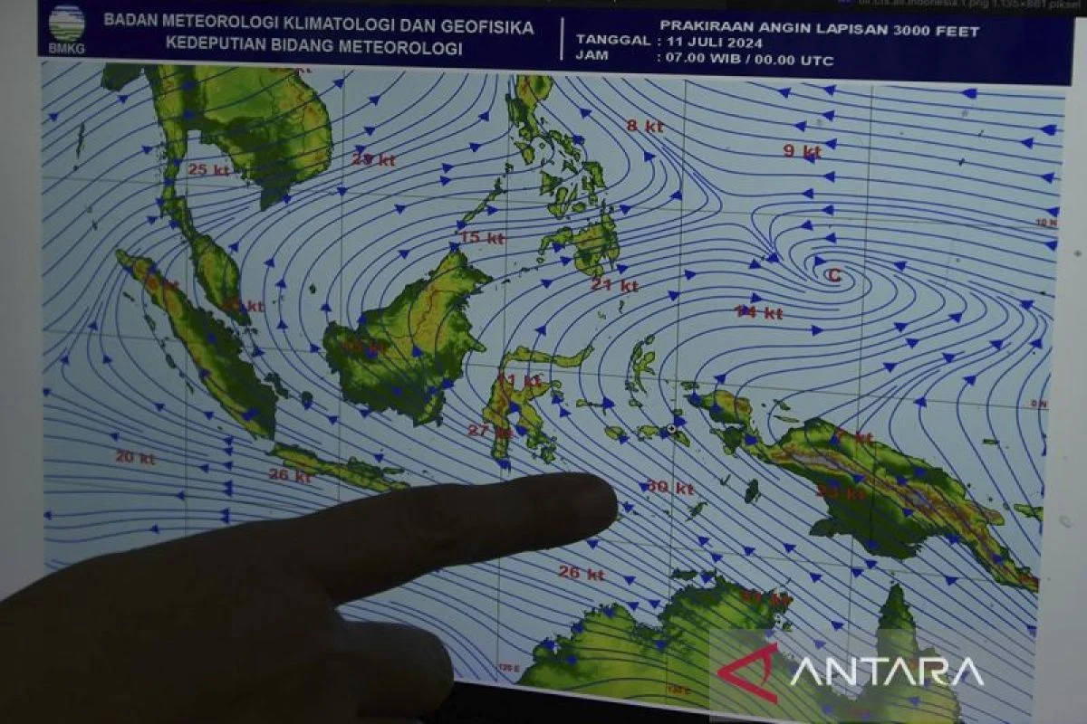 BMKG Prakirakan Cuaca di Sebagian Besar Wilayah Indonesia Hujan Ringan pada Rabu