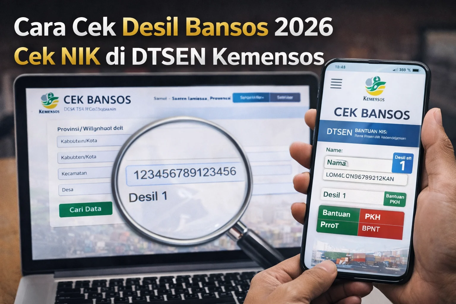 Cek Bansos Kemensos: Panduan Lengkap dan Cara Cek Desil Penerima Bansos 2026