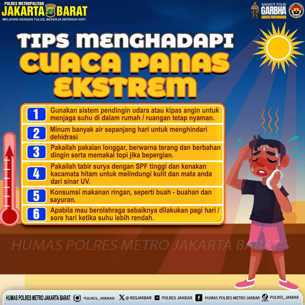 Cuaca Panas di Jakarta dan Jawa Tengah: Tips Menghadapi Suhu Tinggi