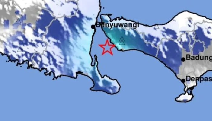 Gempa Bumi M 4.1 Guncang Jembrana Bali, Getaran Dirasakan Kuat Hingga Banyuwangi