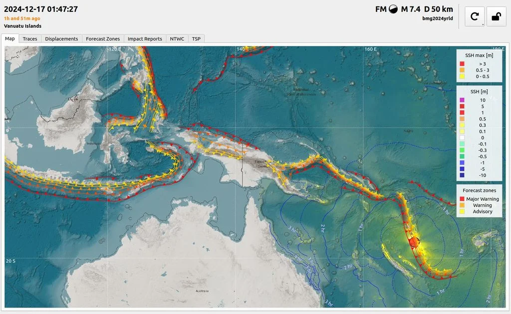Gempa Bumi Mengguncang Berbagai Wilayah: Vanuatu, Argentina, dan Lampung