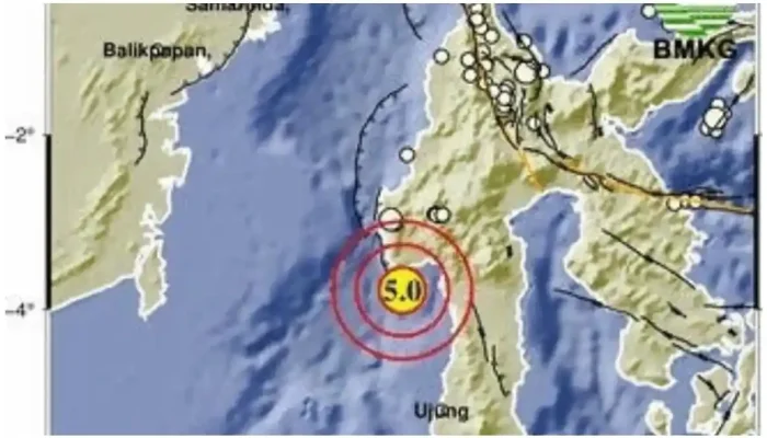 Gempa M 4.7 Guncang Sulawesi Barat, Getaran Terasa hingga Makassar