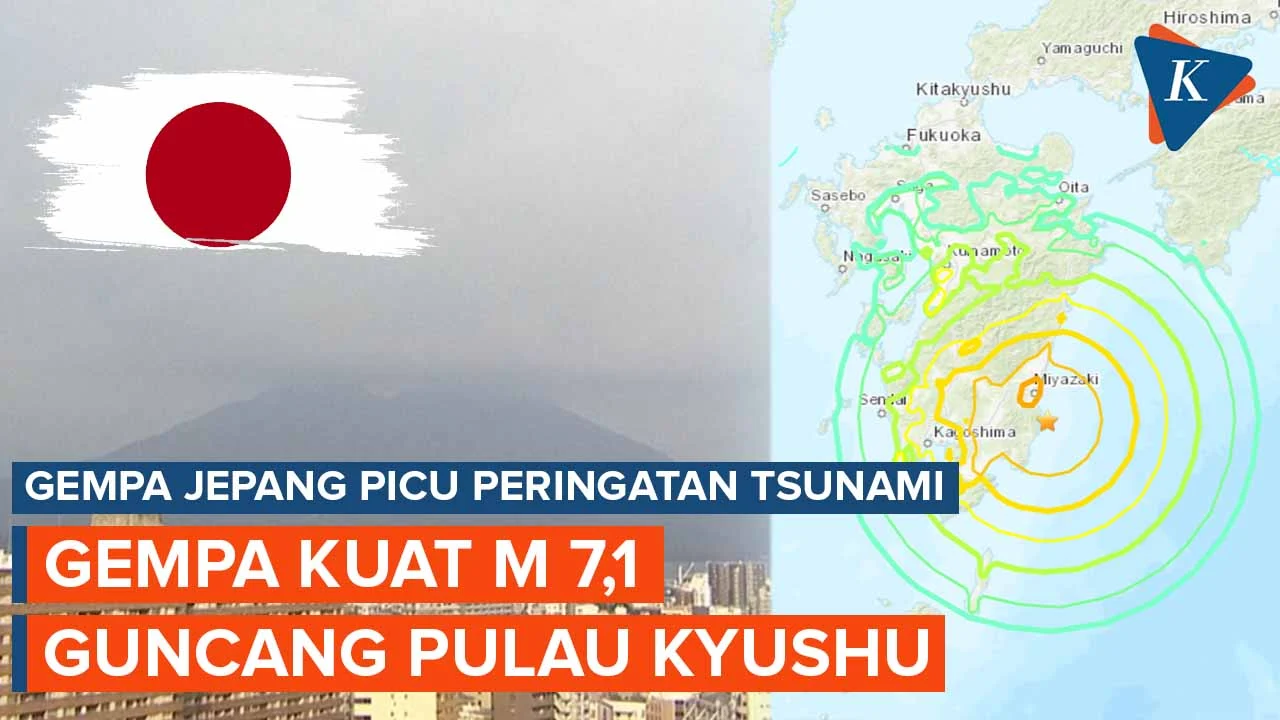 Gempa M 7,1 Guncang Jepang, Gempa Malang dan Erupsi Gunung Semeru