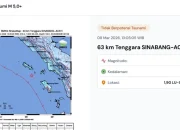 Gempa M5,5 Guncang Aceh, BMKG Pastikan Tidak Berpotensi Tsunami