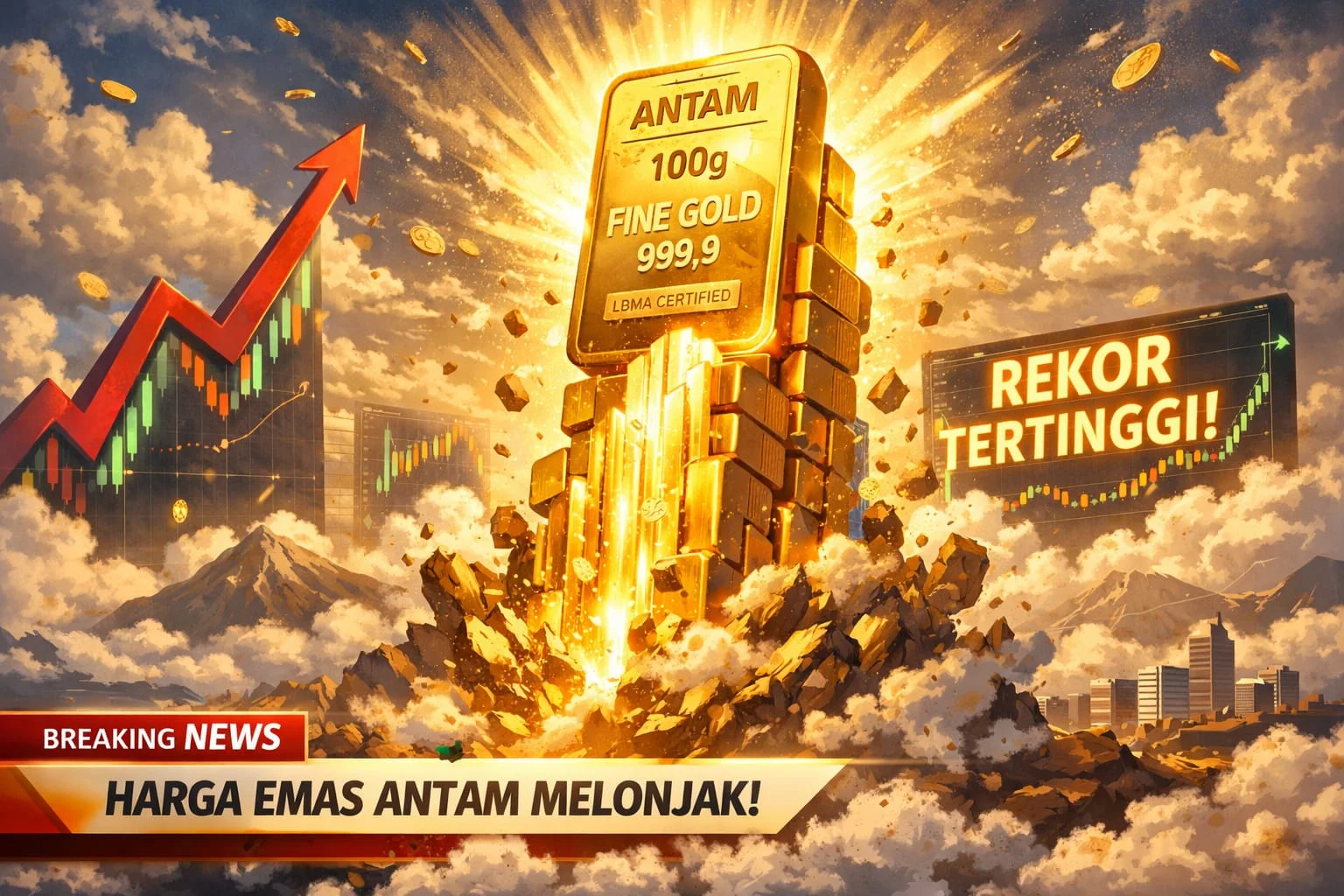 Harga Emas Antam Melonjak, Cek Daftar Harga Terbaru 31 Juli 2026