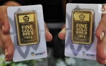 Harga Emas Hari Ini: Antam, Pegadaian, dan Hartadinata Alami Penurunan