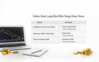 Harga Emas (XAUUSD) Terus Turun, Apakah Akan Terjadi Patah Tunggal?