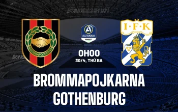 IFK Goteborg Bangkit dari Kekalahan Beruntun, Brommapojkarna Gagal Menang