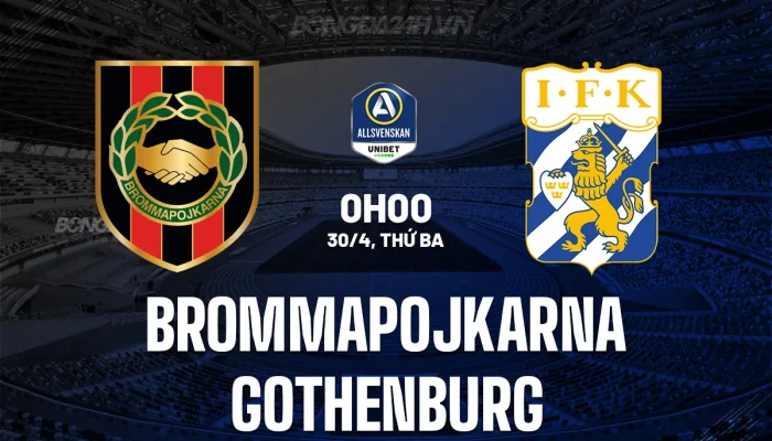 IFK Goteborg Bangkit dari Kekalahan Beruntun, Brommapojkarna Gagal Menang