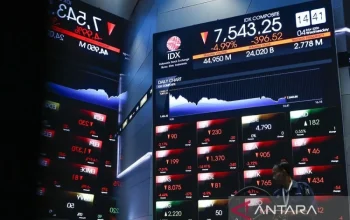 IHSG Dibuka Turun Setelah Gubernur BI Mundur, Saham BMRI Melemah