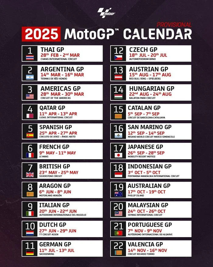 Jadwal MotoGP 2026 Masih Belum Dirilis, Sementara Itu Persib Bandung Siap Menghadapi Piala Presiden 2026