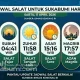 Jadwal Salat Terbaru untuk Berbagai Wilayah di Indonesia