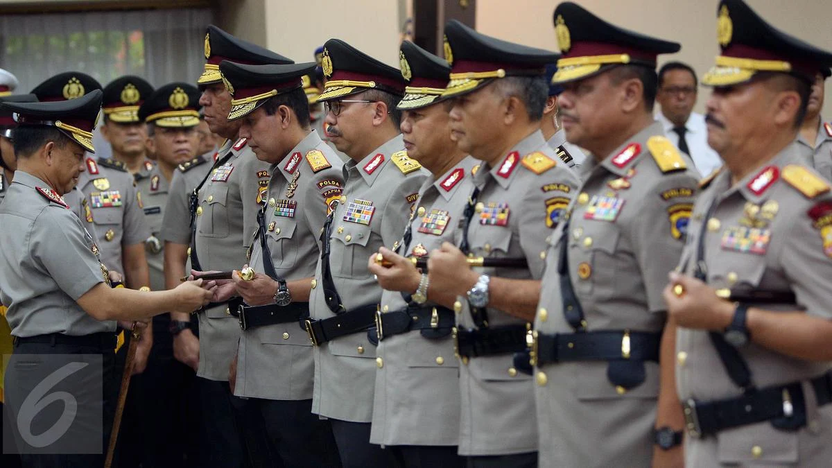 Kapolri Lantik Enam Kapolda Baru, Termasuk Kapolda Aceh