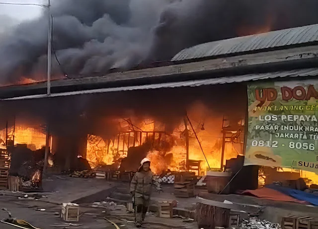 Kebakaran di Pasar: Insiden Kios Terbakar di Berbagai Daerah