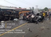 Kecelakaan Beruntun di Sibolangit: 4 Orang Tewas, 8 Lainnya Luka-Luka
