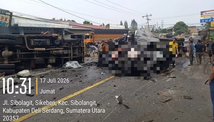 Kecelakaan Beruntun di Sibolangit: 4 Orang Tewas, 8 Lainnya Luka-Luka