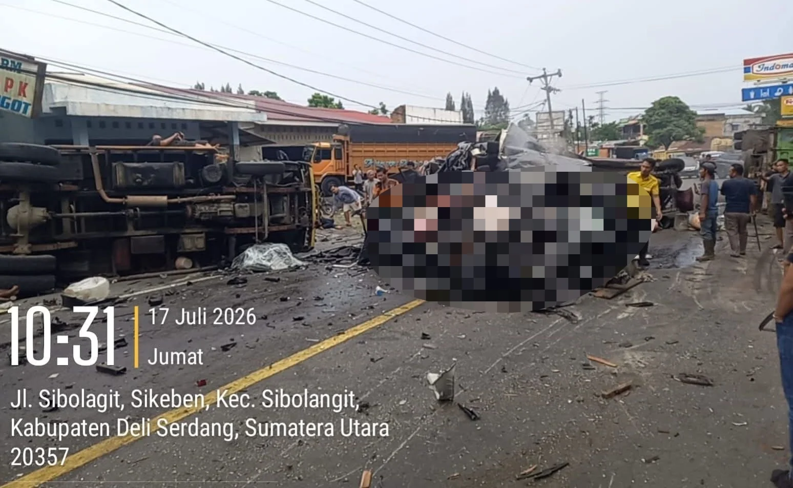 Kecelakaan Beruntun di Sibolangit, Deli Serdang: Empat Orang Meninggal, Delapan Lainnya Luka-Luka
