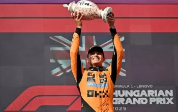 Lando Norris Raih Kemenangan di Hungaria, Antontelli Perkuat Posisi di Puncak Klasemen
