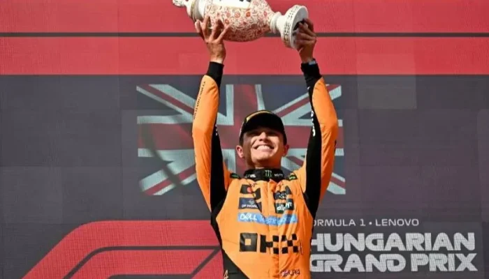 Lando Norris Raih Kemenangan di Hungaria, Antontelli Perkuat Posisi di Puncak Klasemen