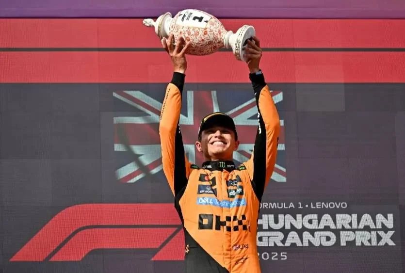 Lando Norris Raih Kemenangan di Hungaria, Antontelli Perkuat Posisi di Puncak Klasemen