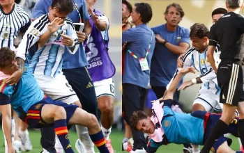 Leandro Paredes Terlibat Bentrokan Pasca Argentina Kalah dari Spanyol di Piala Dunia 2026