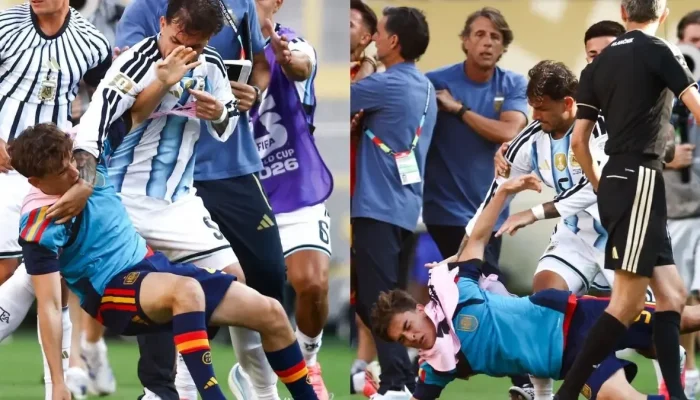 Leandro Paredes Terlibat Bentrokan Pasca Argentina Kalah dari Spanyol di Piala Dunia 2026