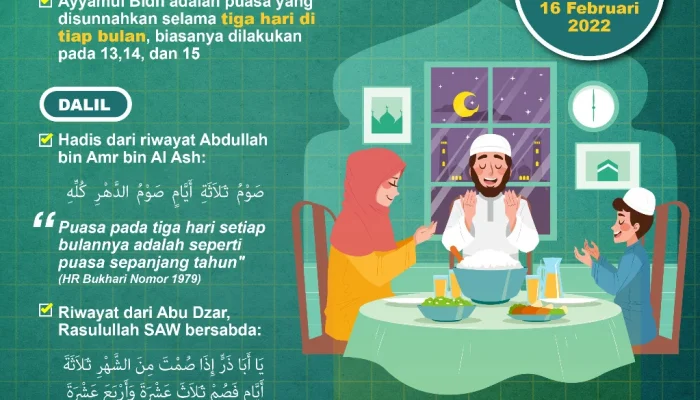 Mengenal Puasa Ayyamul Bidh dan Keluarga Harmonis di Bulan Ramadhan