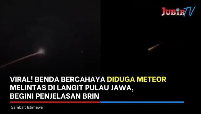 Meteor Besar Melintas Pulau Jawa: Fenomena Langka dan Penjelasan Ilmiah